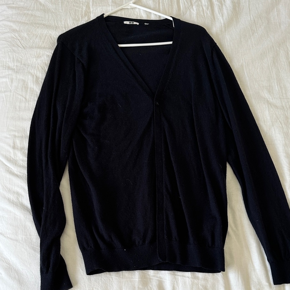 Uniqlo Black Lightweight cardigan